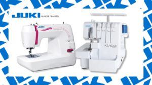 JUKI HZL-353Z + MO-70 – ompelukone ja saumuri